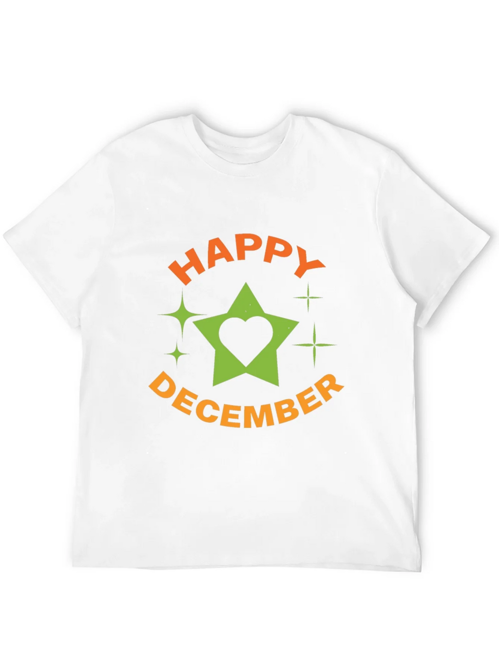 Festive Happy December Graphic T-Shirt
