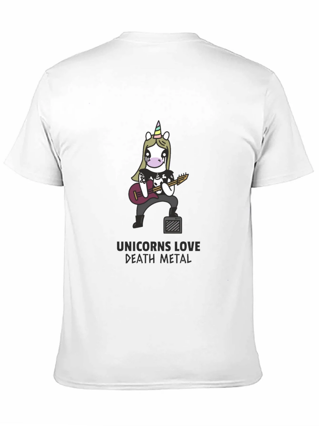 Unicorn Death Metal Black T-Shirt