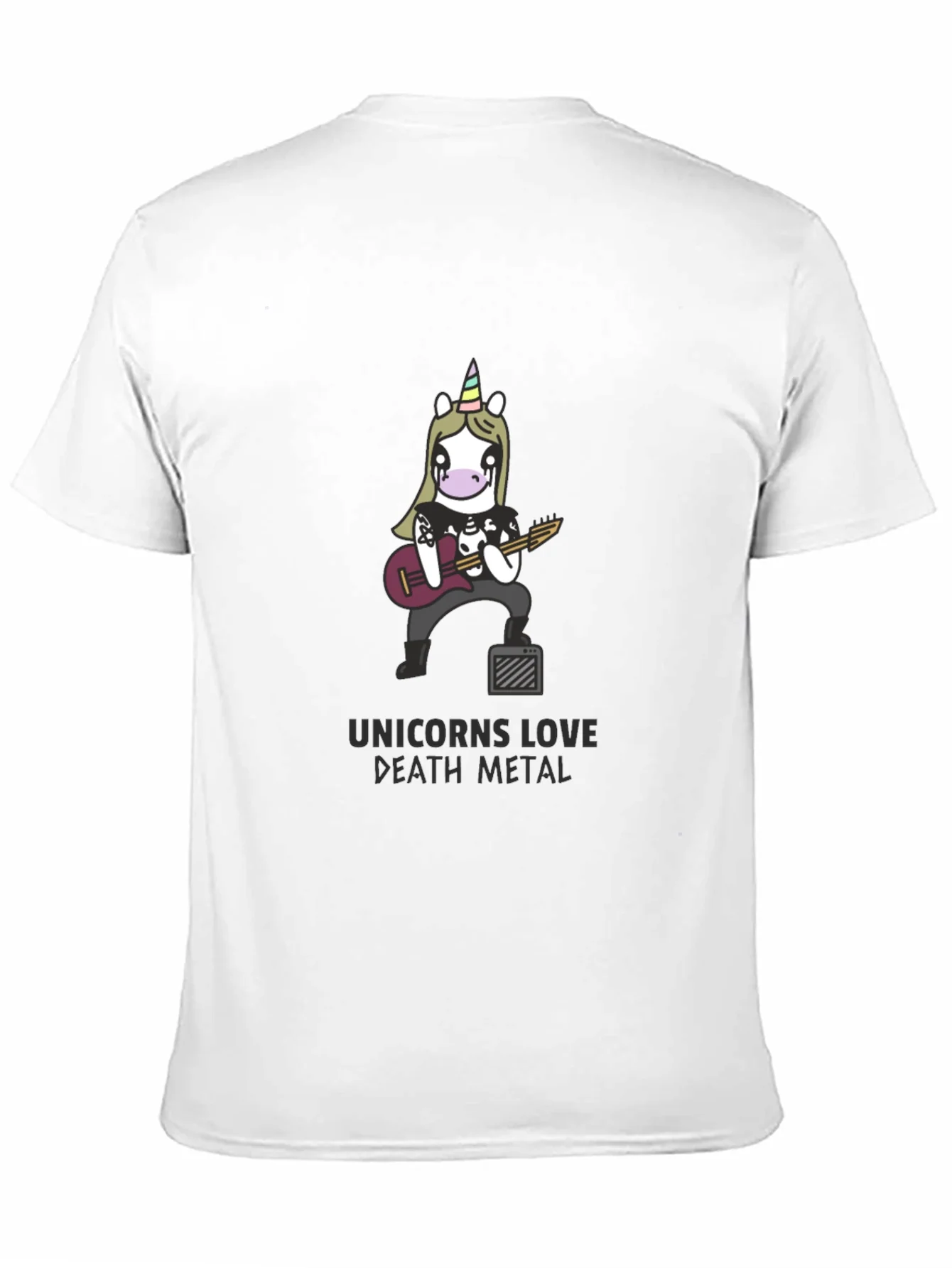 Unicorn Death Metal Black T-Shirt