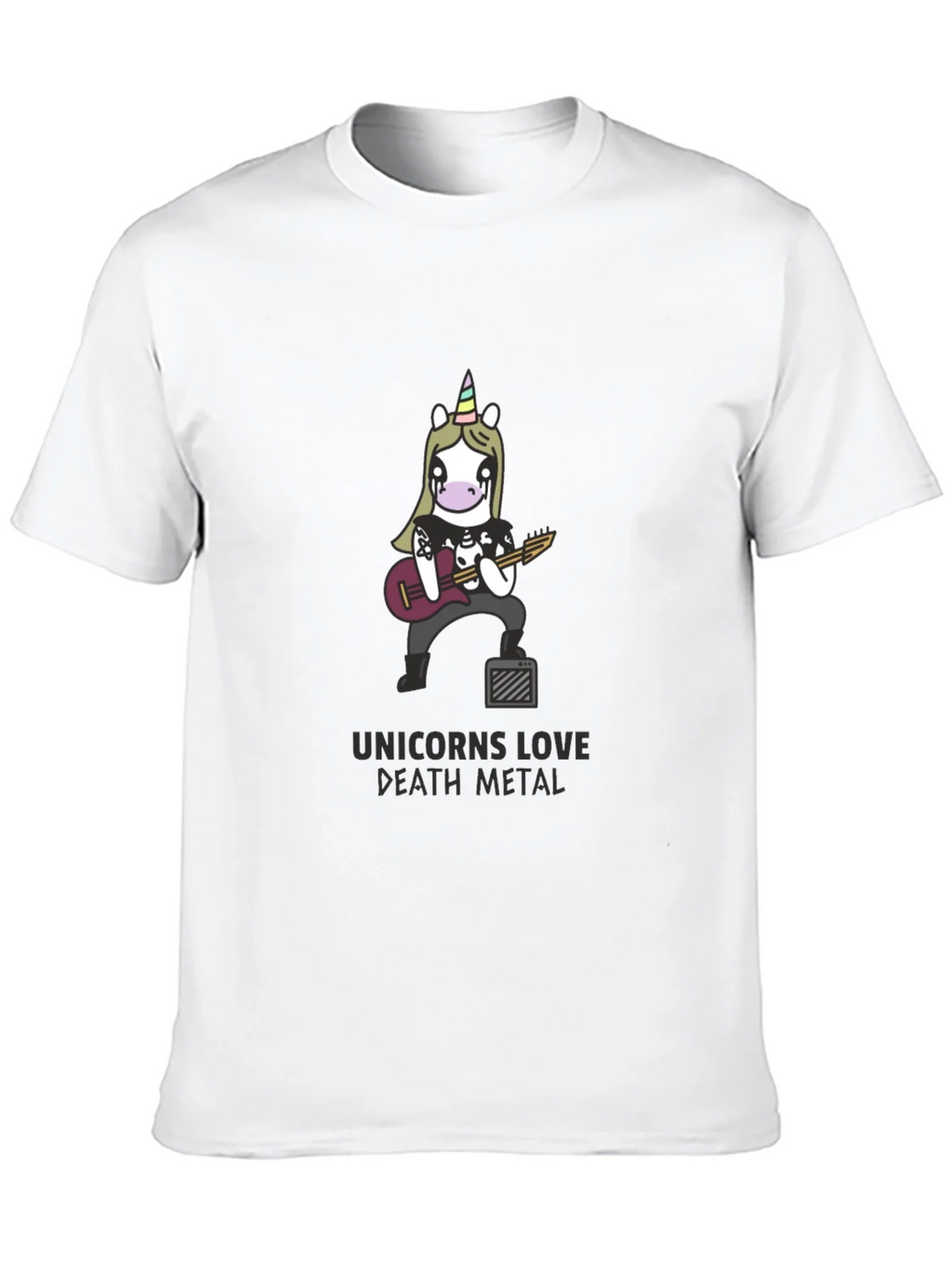 Unicorn Death Metal Black T-Shirt