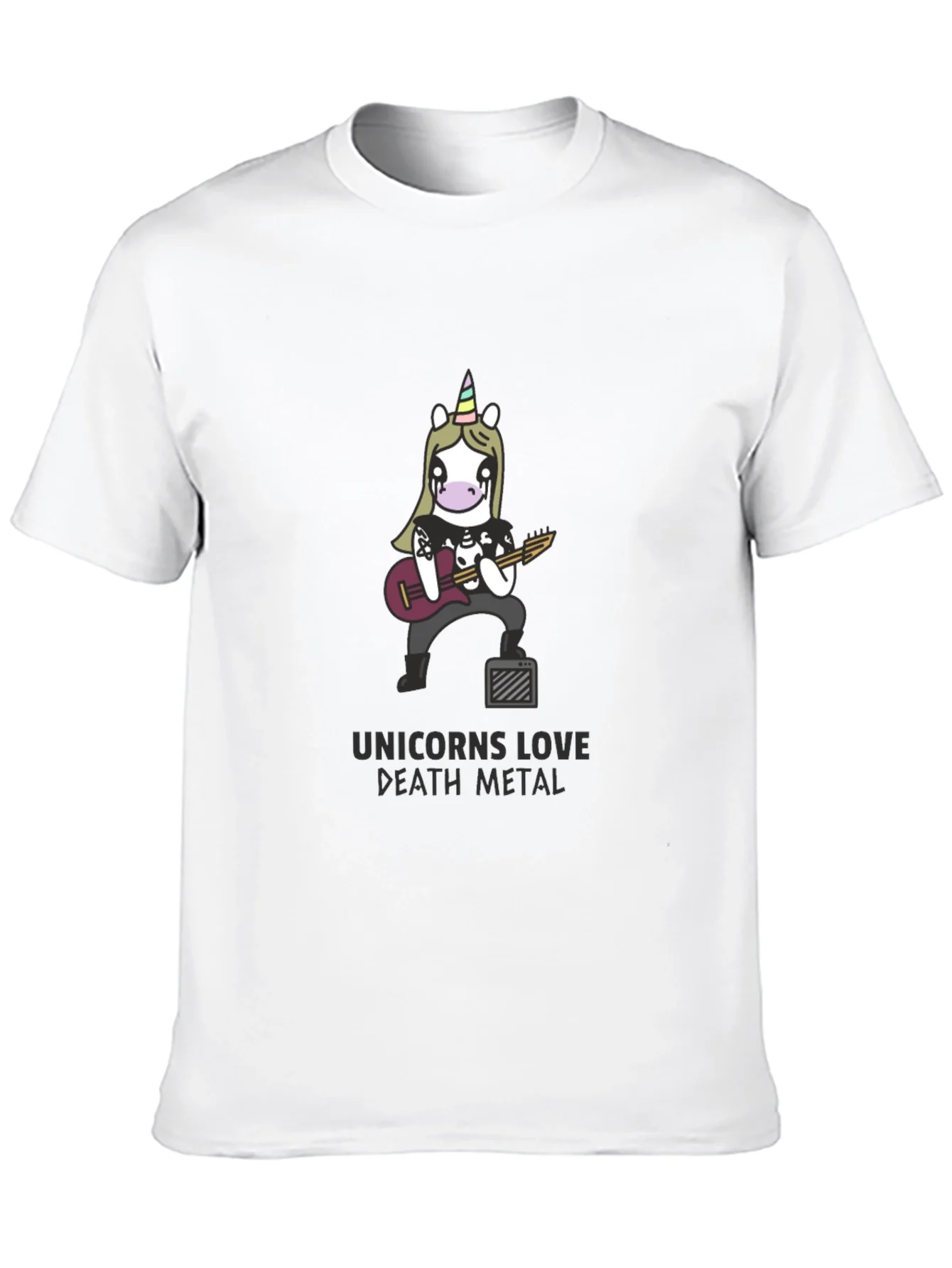 Unicorn Death Metal Black T-Shirt