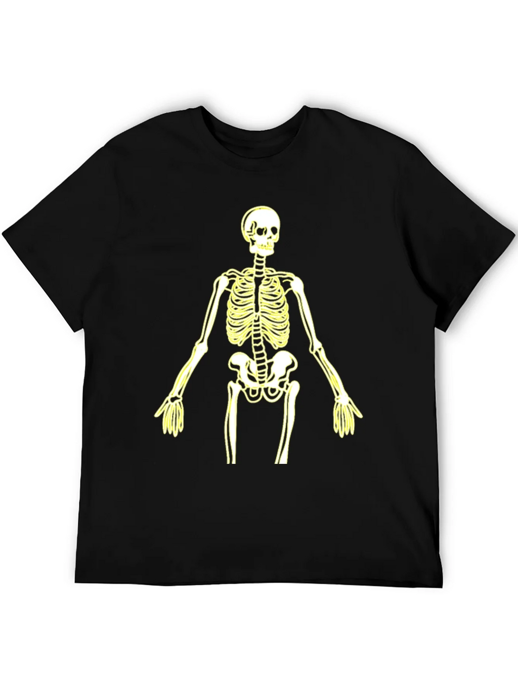 Skeleton Graphic Tee - Halloween Style