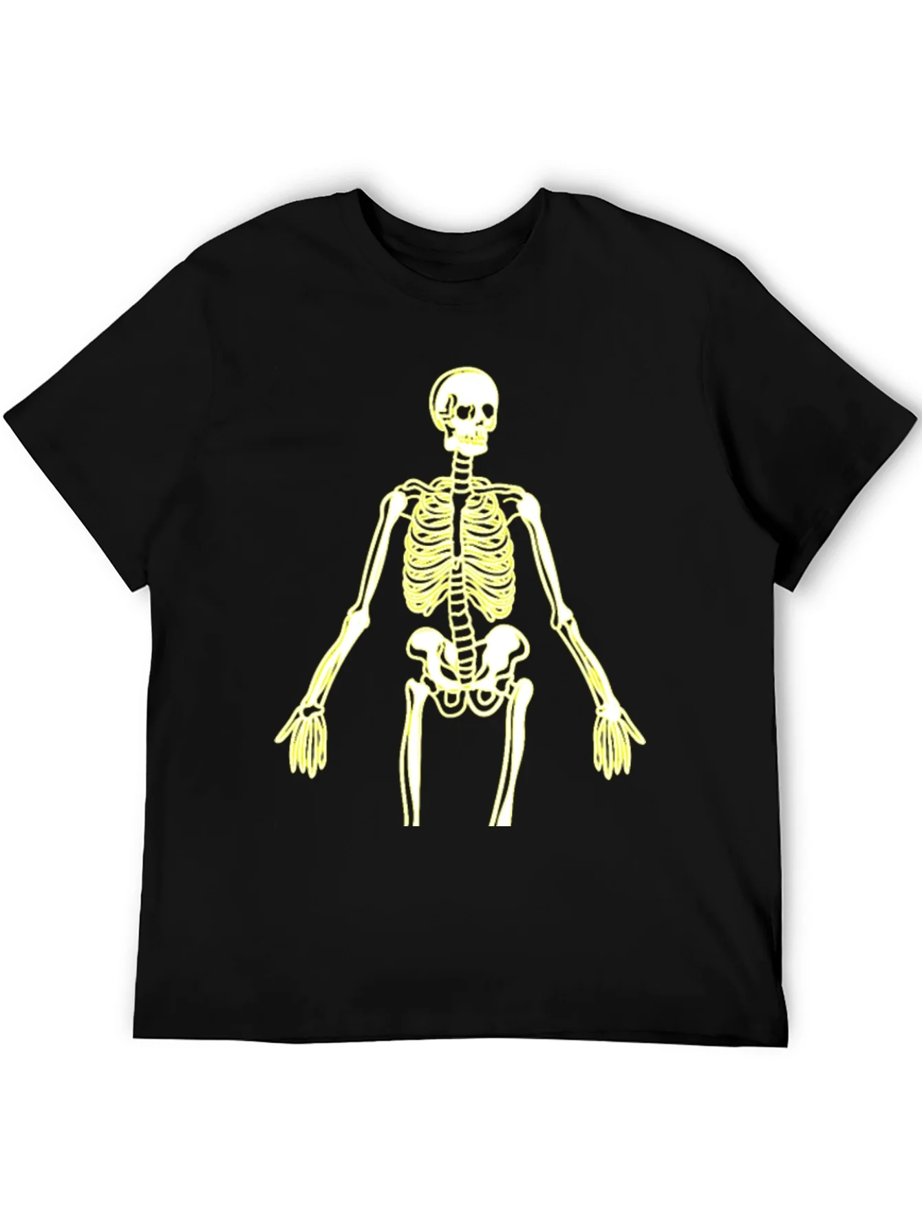 Skeleton Graphic Tee - Halloween Style