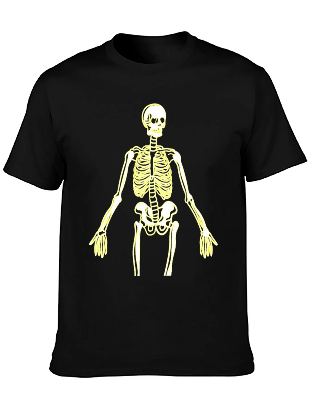 Skeleton Graphic Tee - Halloween Style