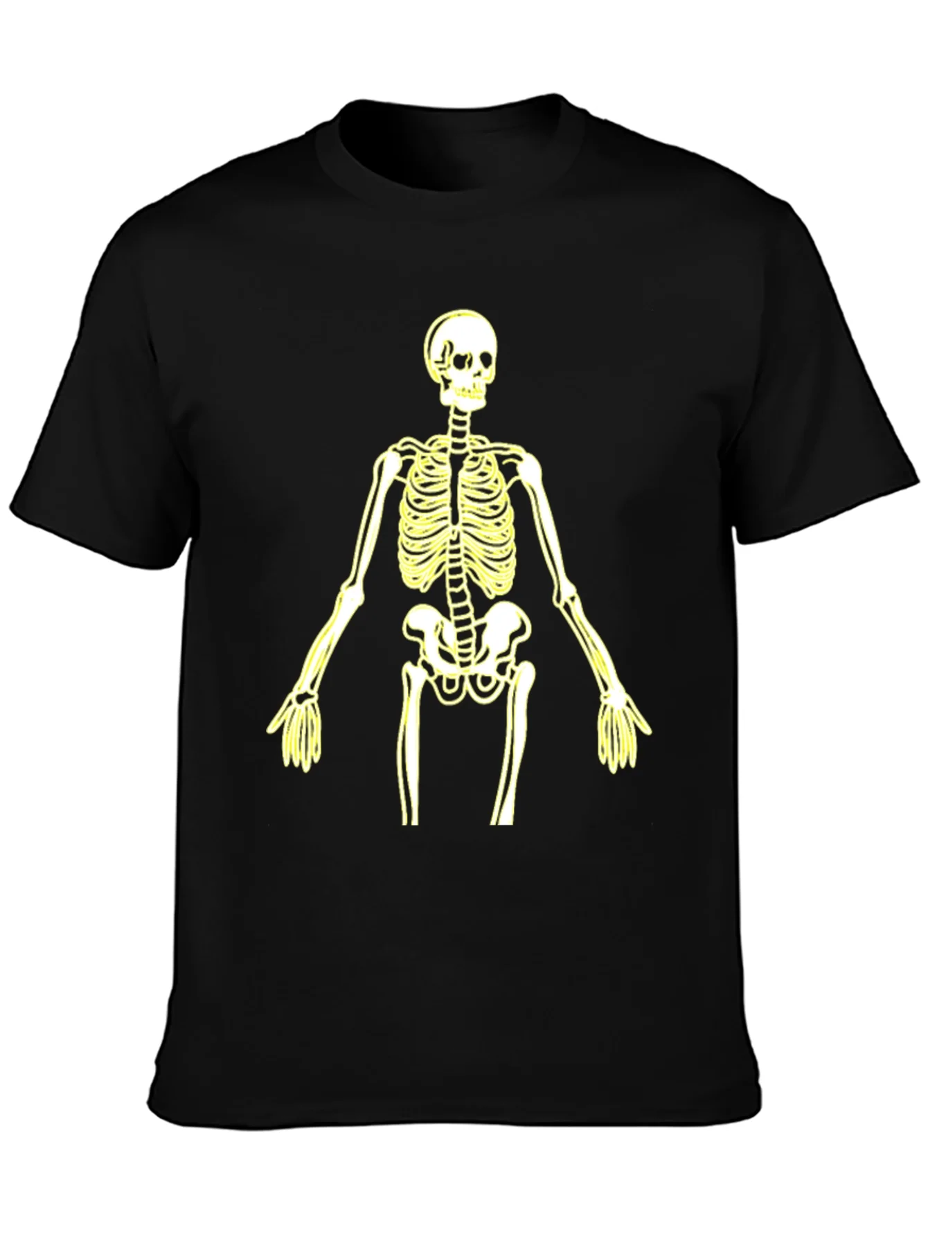 Skeleton Graphic Tee - Halloween Style