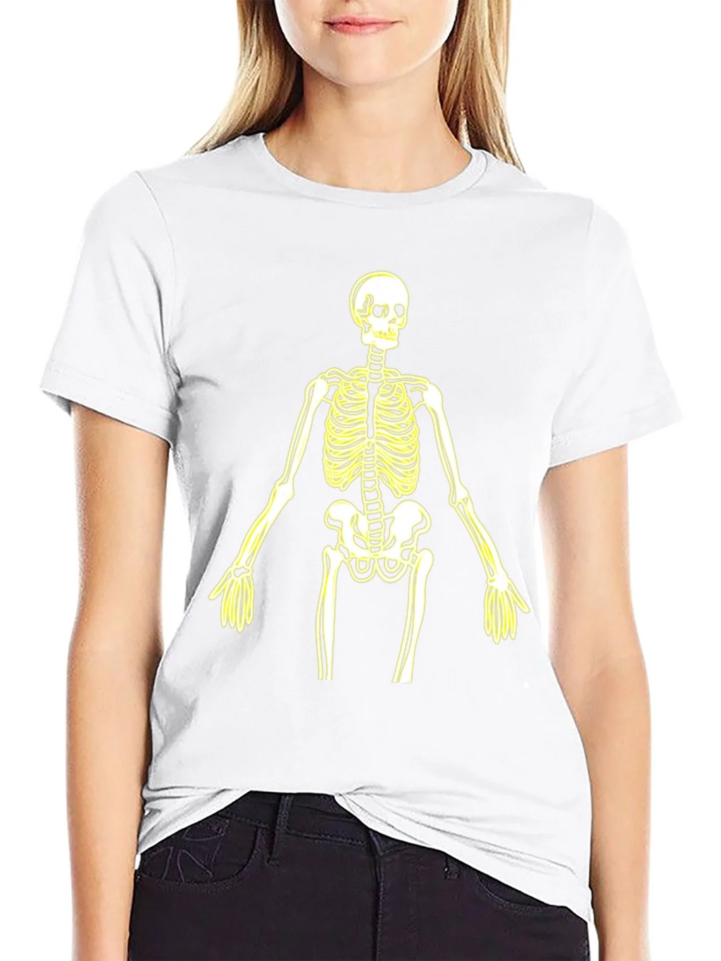 Skeleton Graphic Tee - Halloween Style