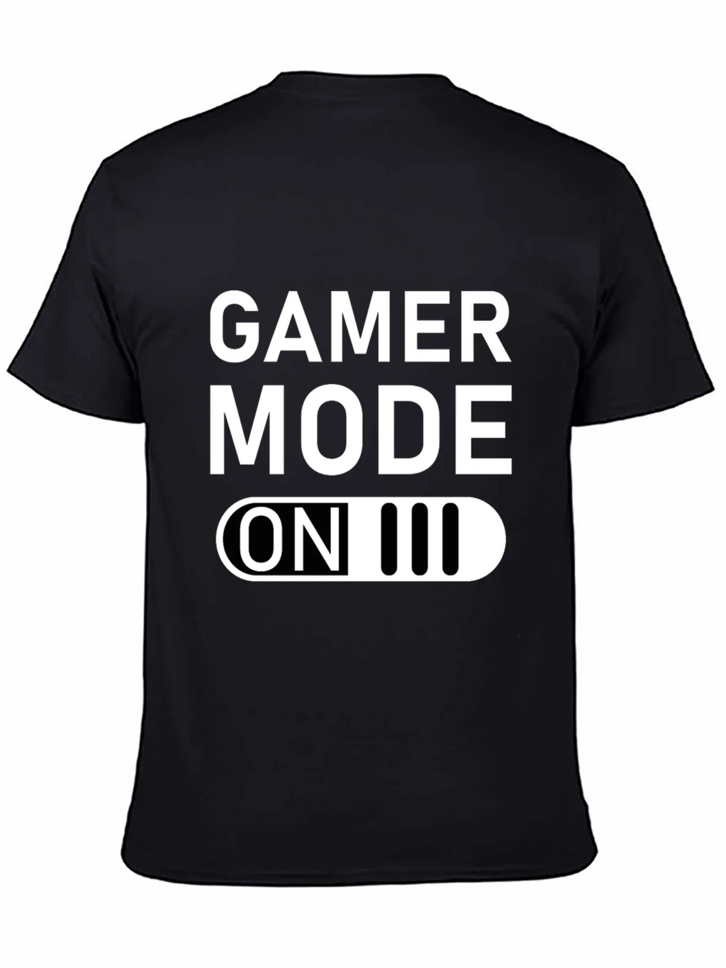 Gamer Mode ON Graphic Tee - Black