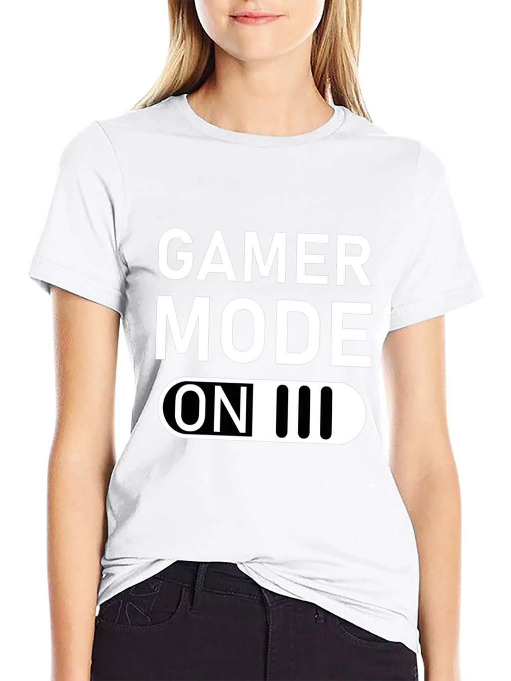Gamer Mode ON Graphic Tee - Black