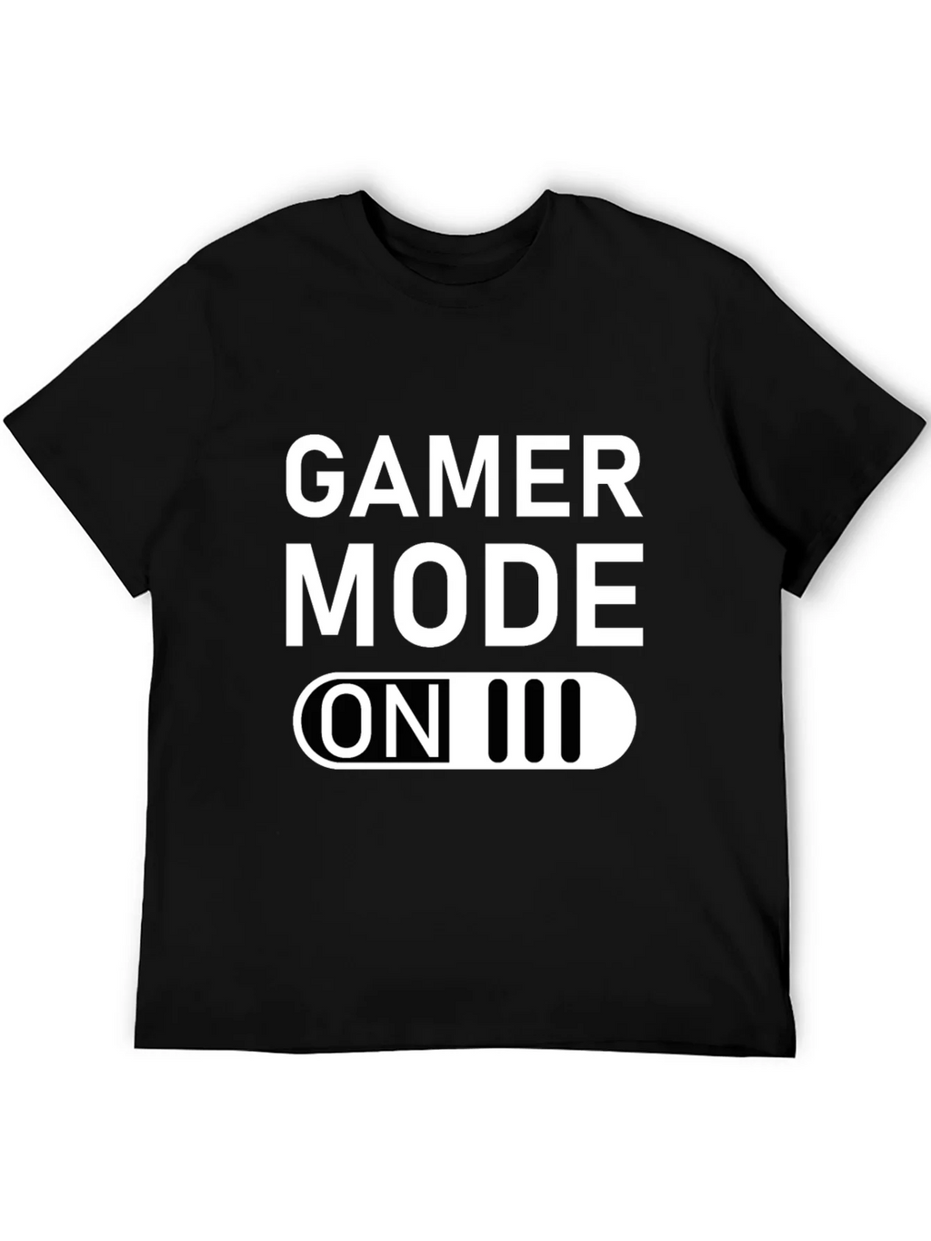 Gamer Mode ON Graphic Tee - Black