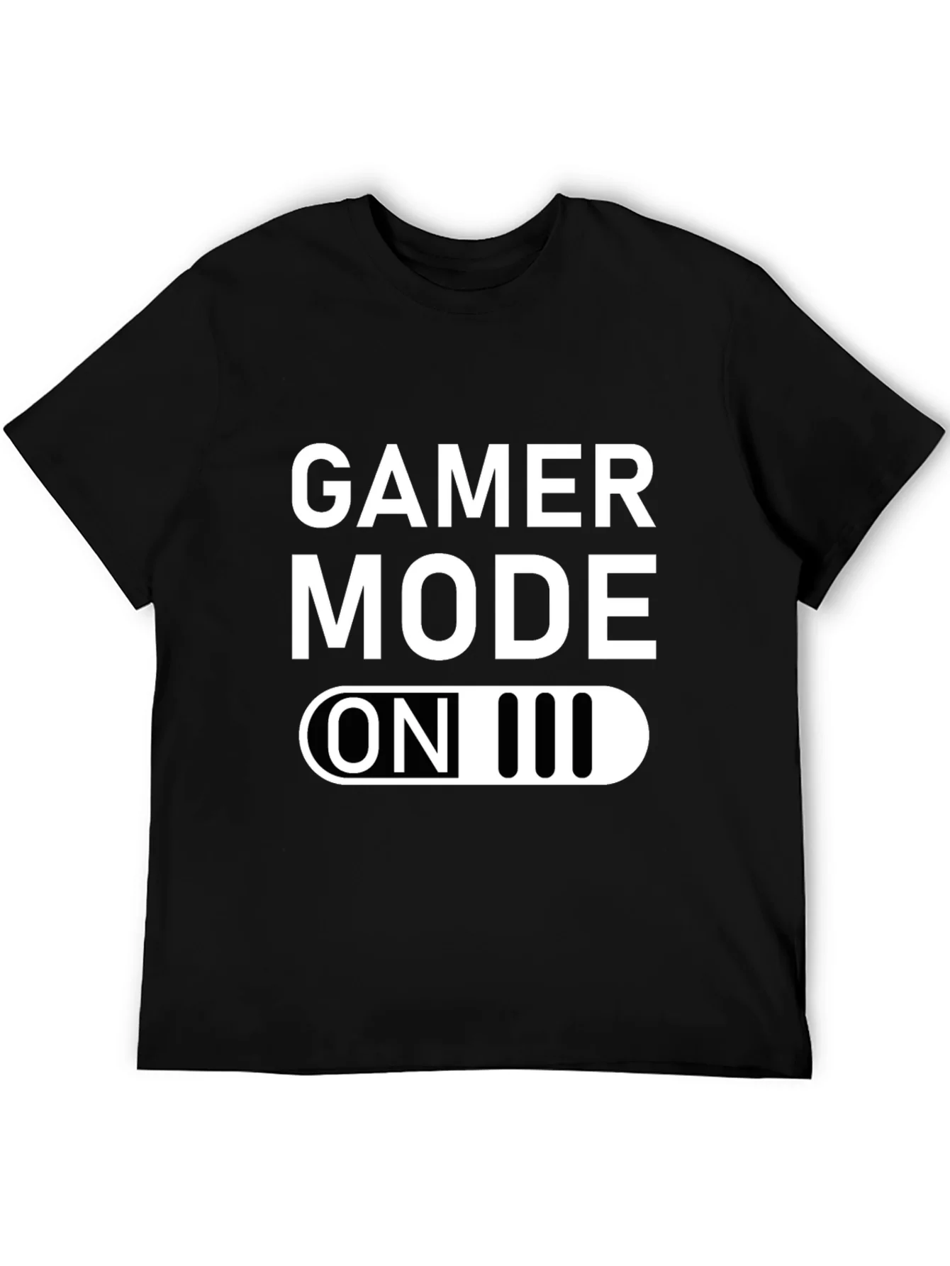 Gamer Mode ON Graphic Tee - Black