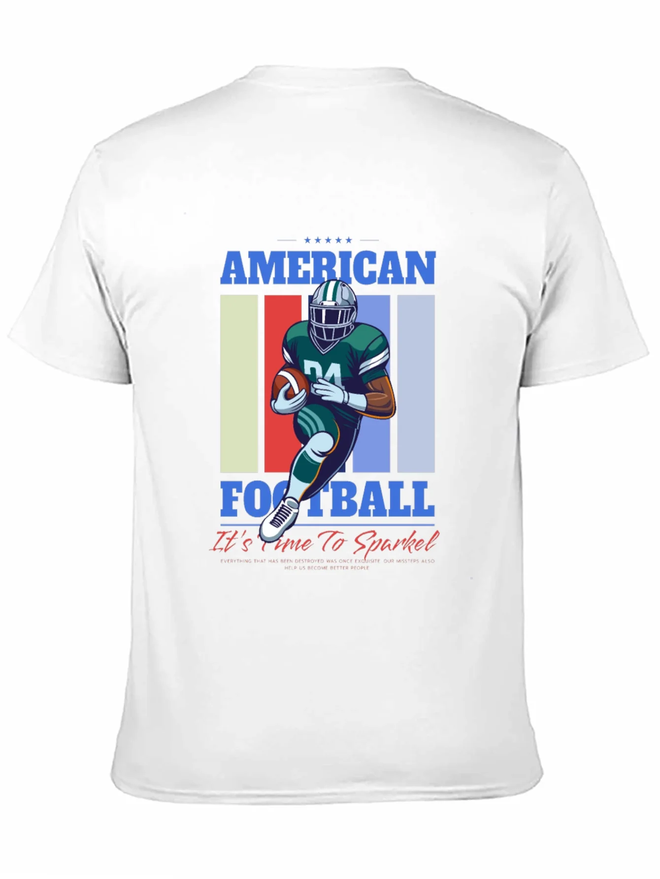 American Football Graphic Tee - Sparkle Time!