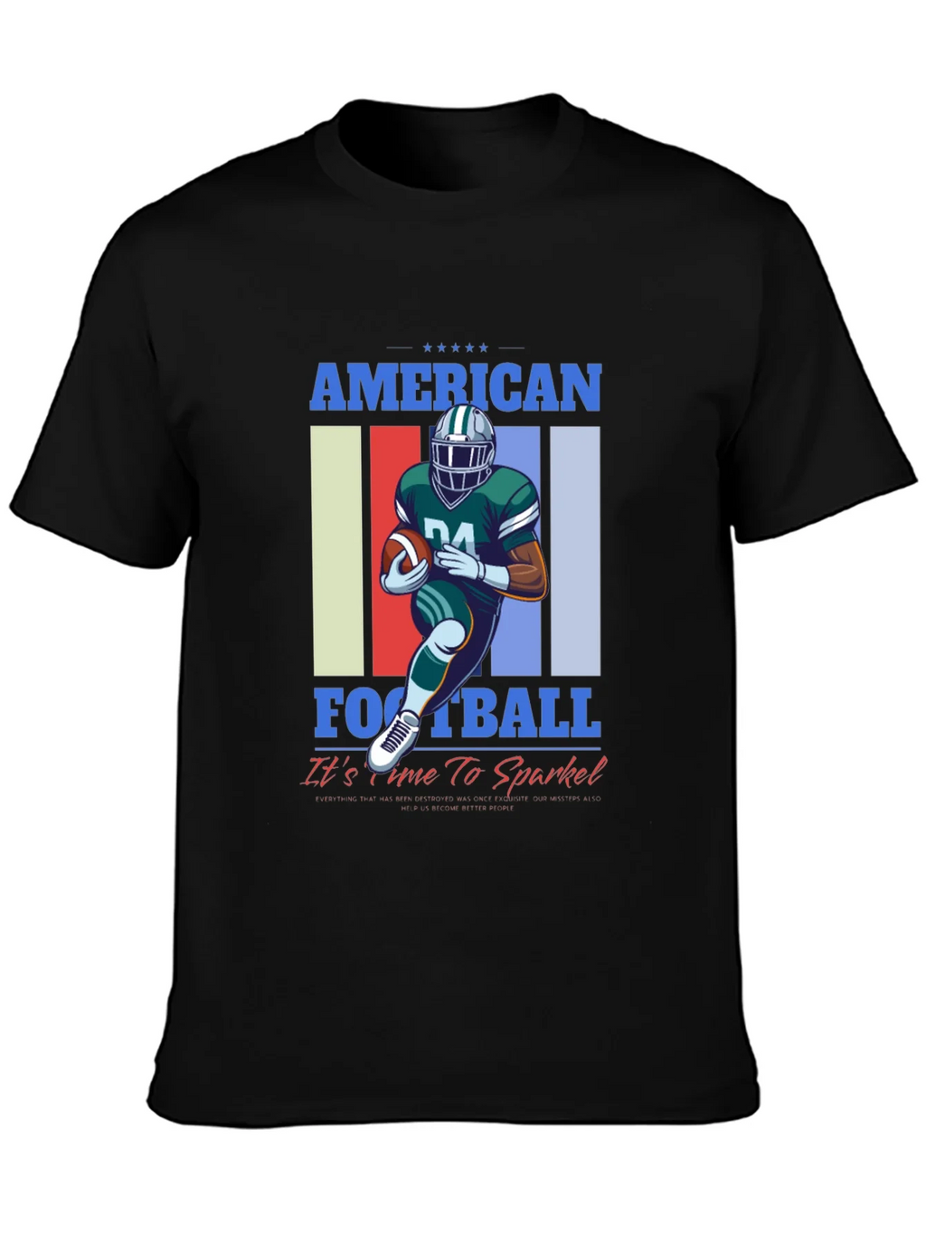 American Football Graphic Tee - Sparkle Time!