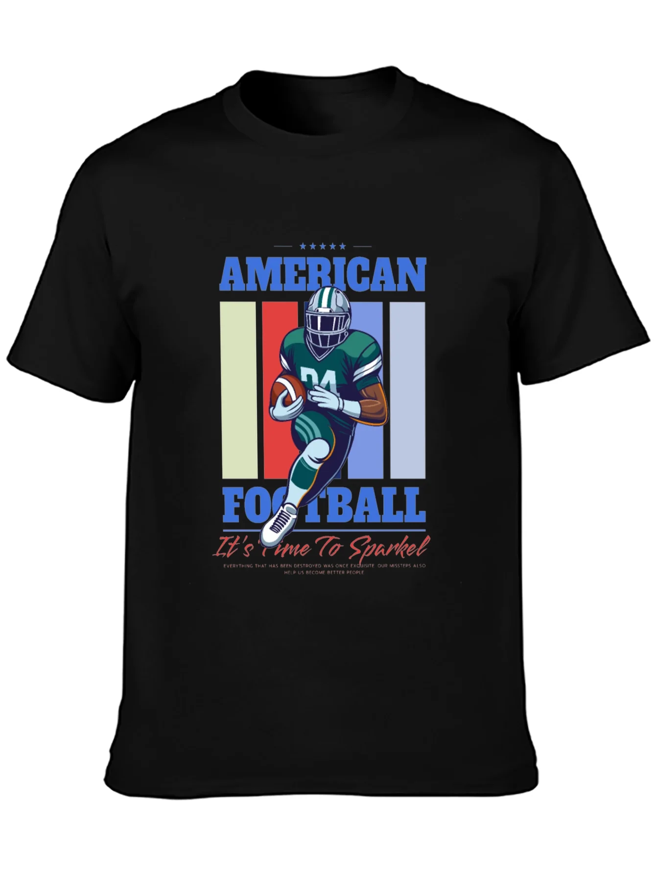 American Football Graphic Tee - Sparkle Time!