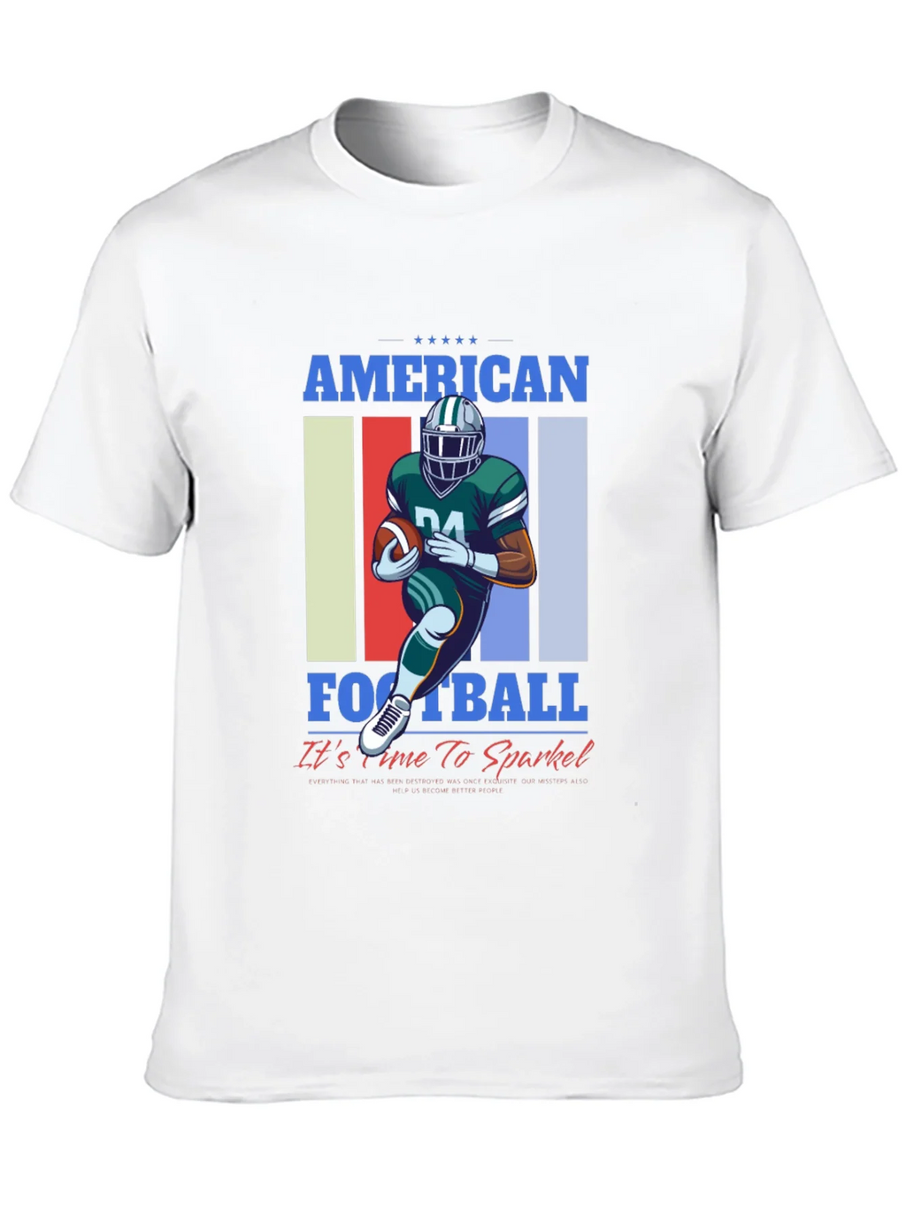 American Football Graphic Tee - Sparkle Time!