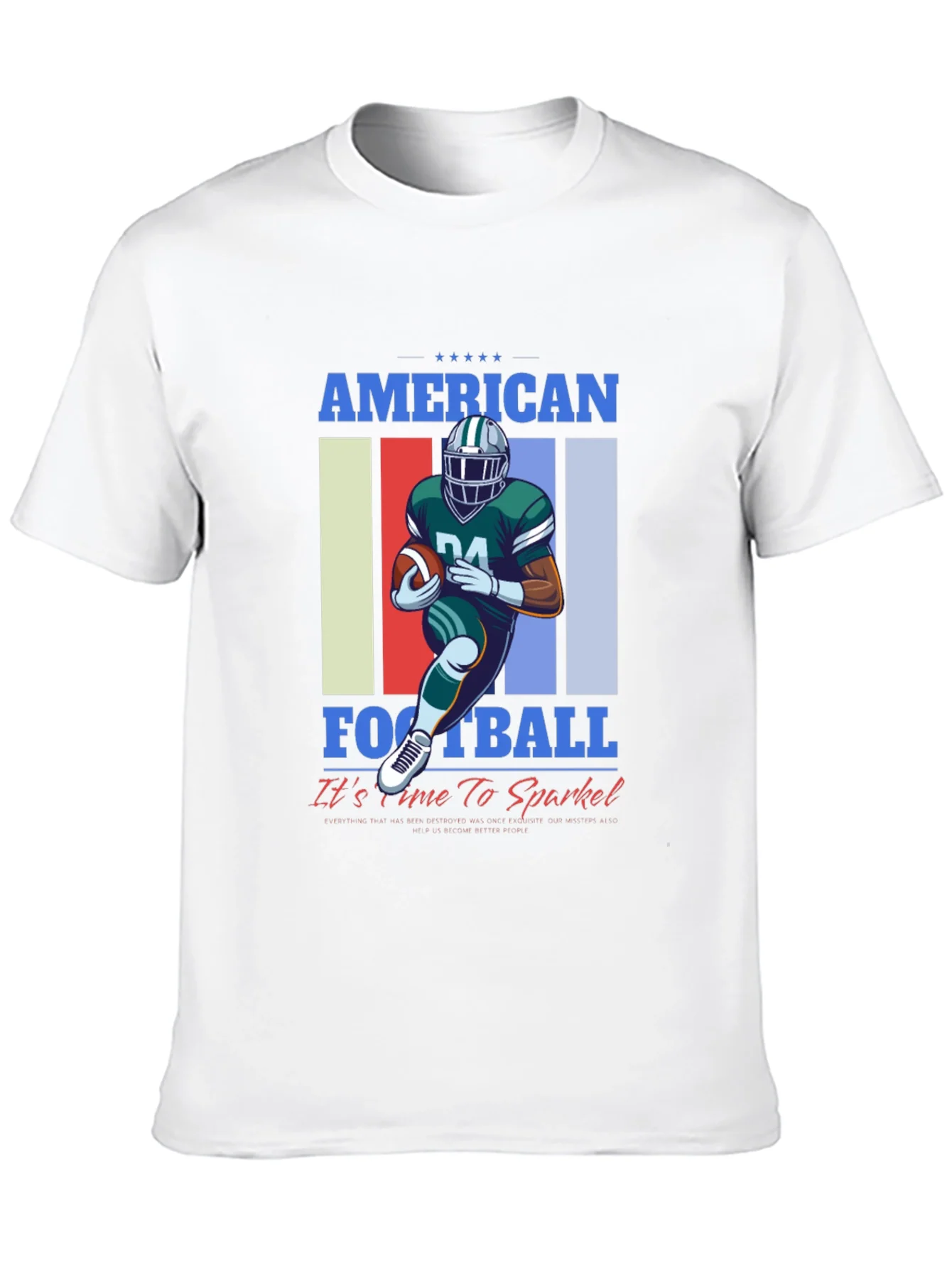 American Football Graphic Tee - Sparkle Time!
