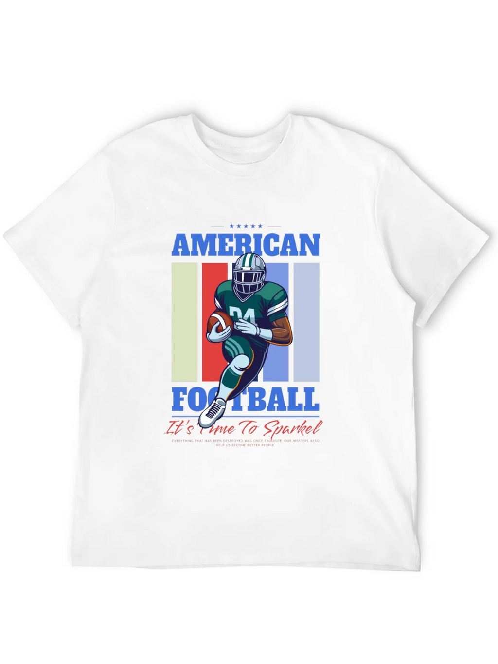 American Football Graphic Tee - Sparkle Time!