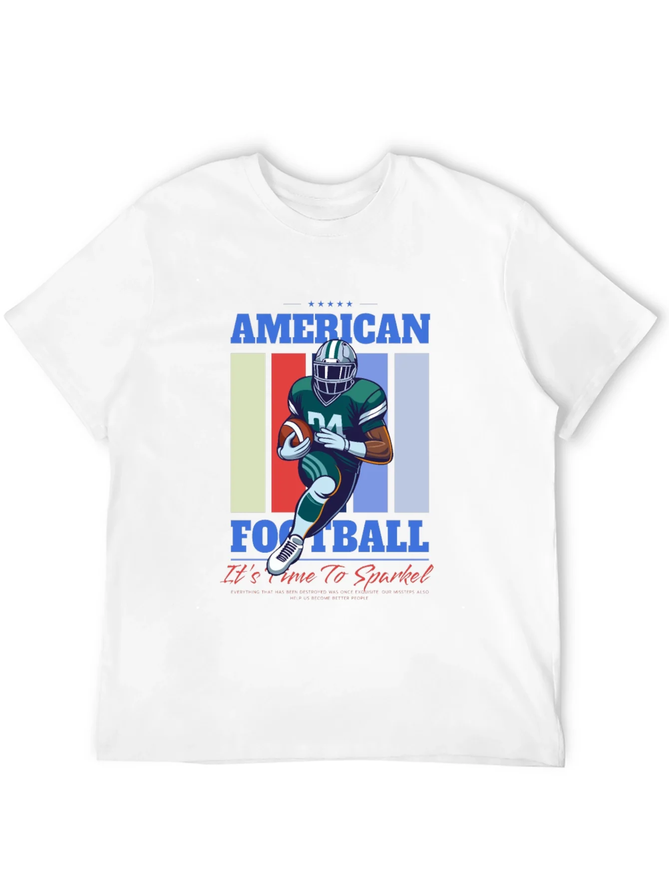 American Football Graphic Tee - Sparkle Time!