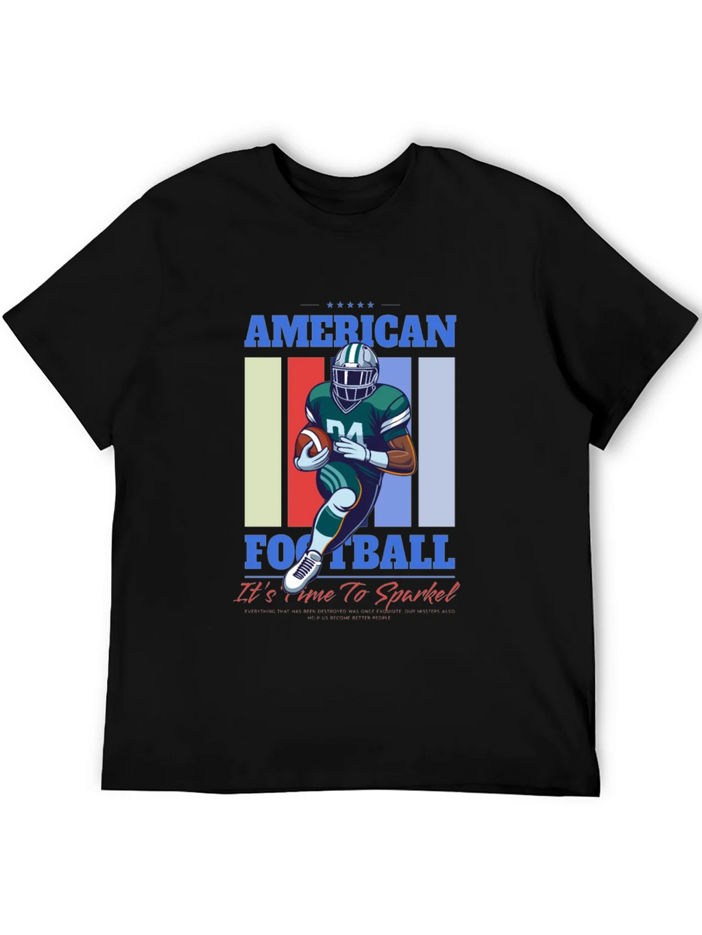 American Football Graphic Tee - Sparkle Time!