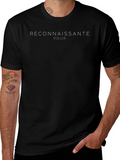 Reconnaissante Pour Graphic Tee - Black