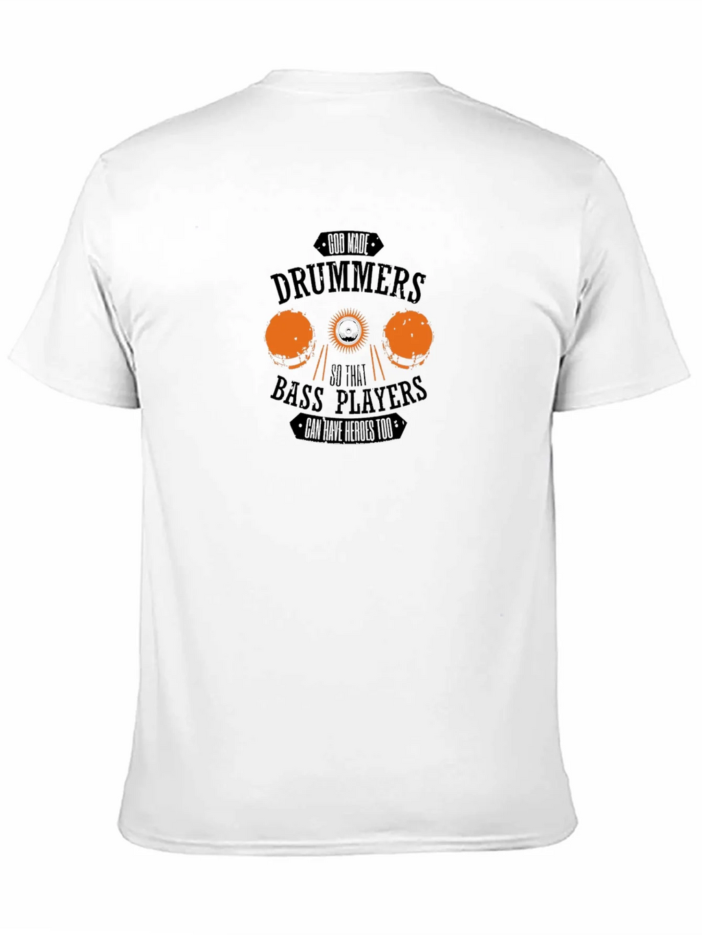 Drummers and Bass Players Black Graphic Tee