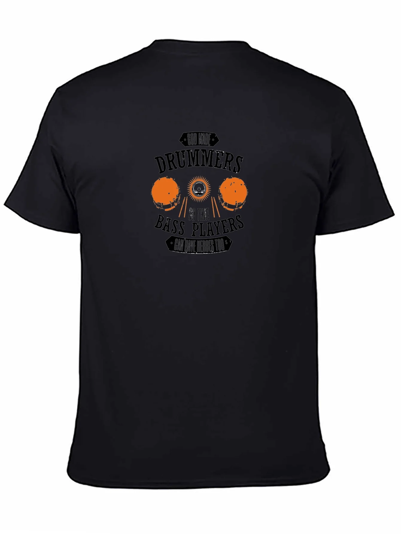 Drummers and Bass Players Black Graphic Tee