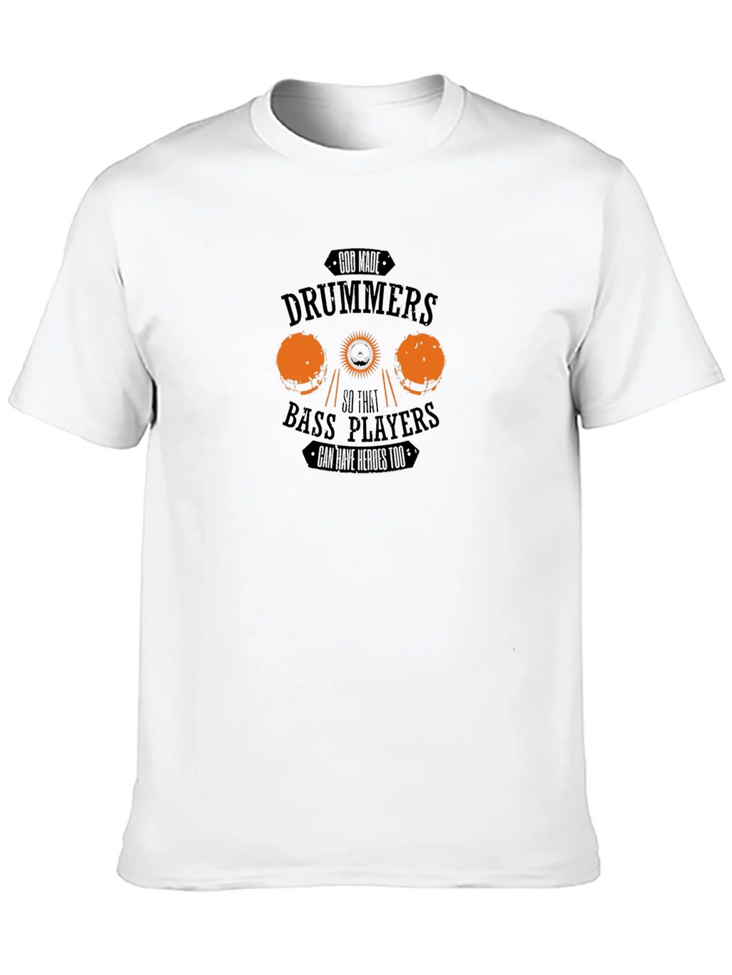 Drummers and Bass Players Black Graphic Tee