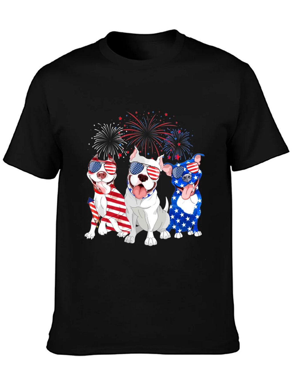 Patriotic Pitbulls Tee