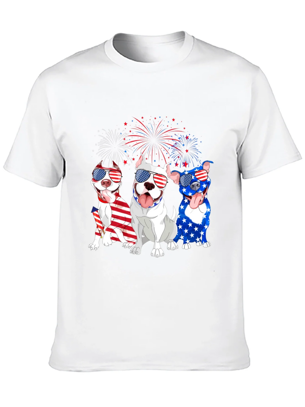 Patriotic Pitbulls Tee