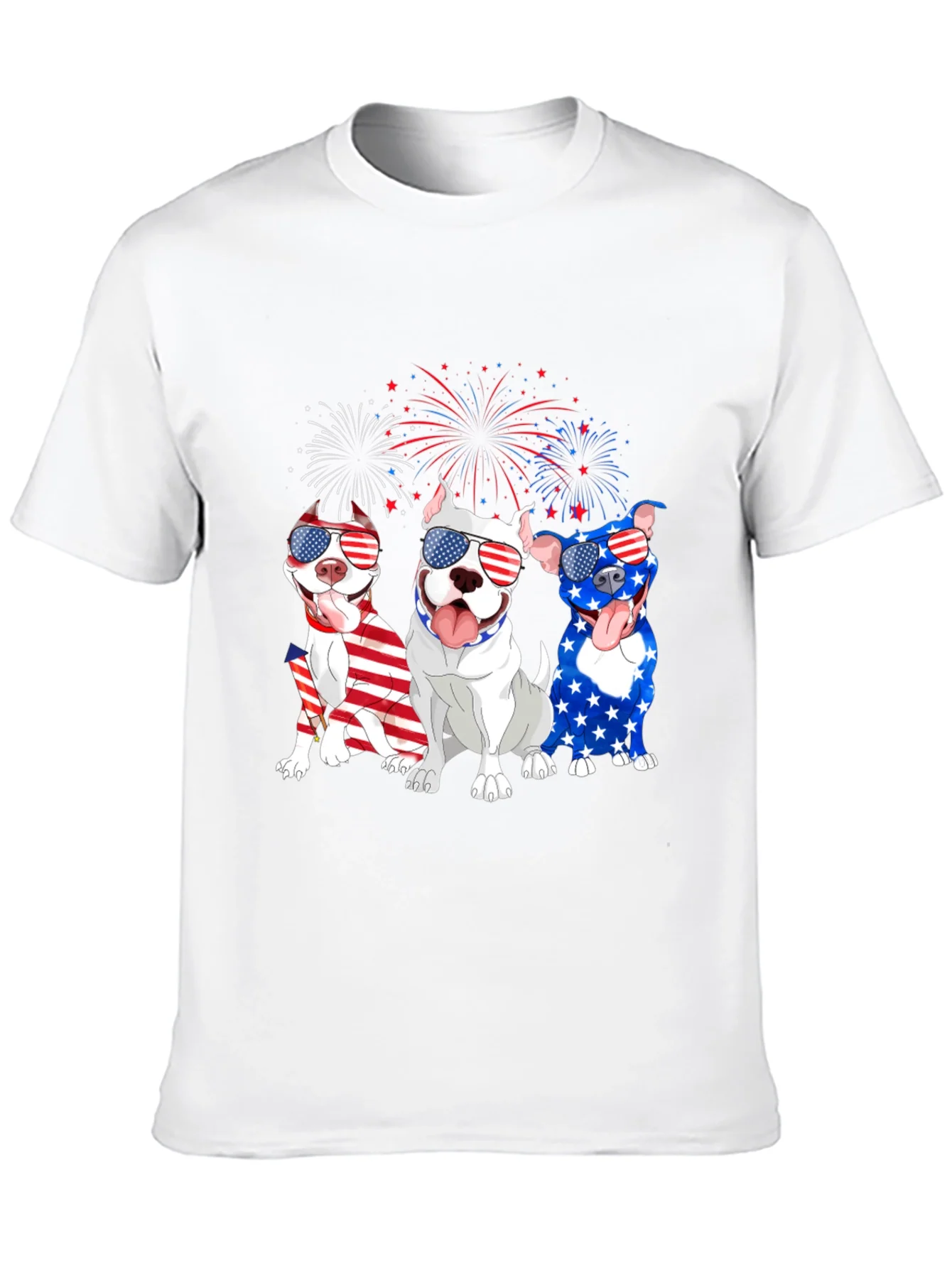 Patriotic Pitbulls Tee