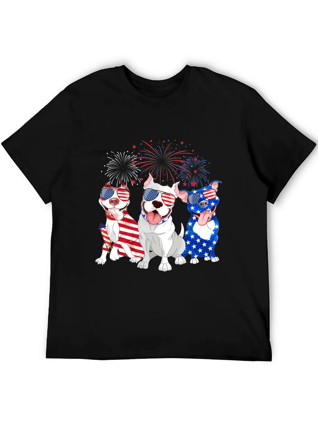 Patriotic Pitbulls Tee