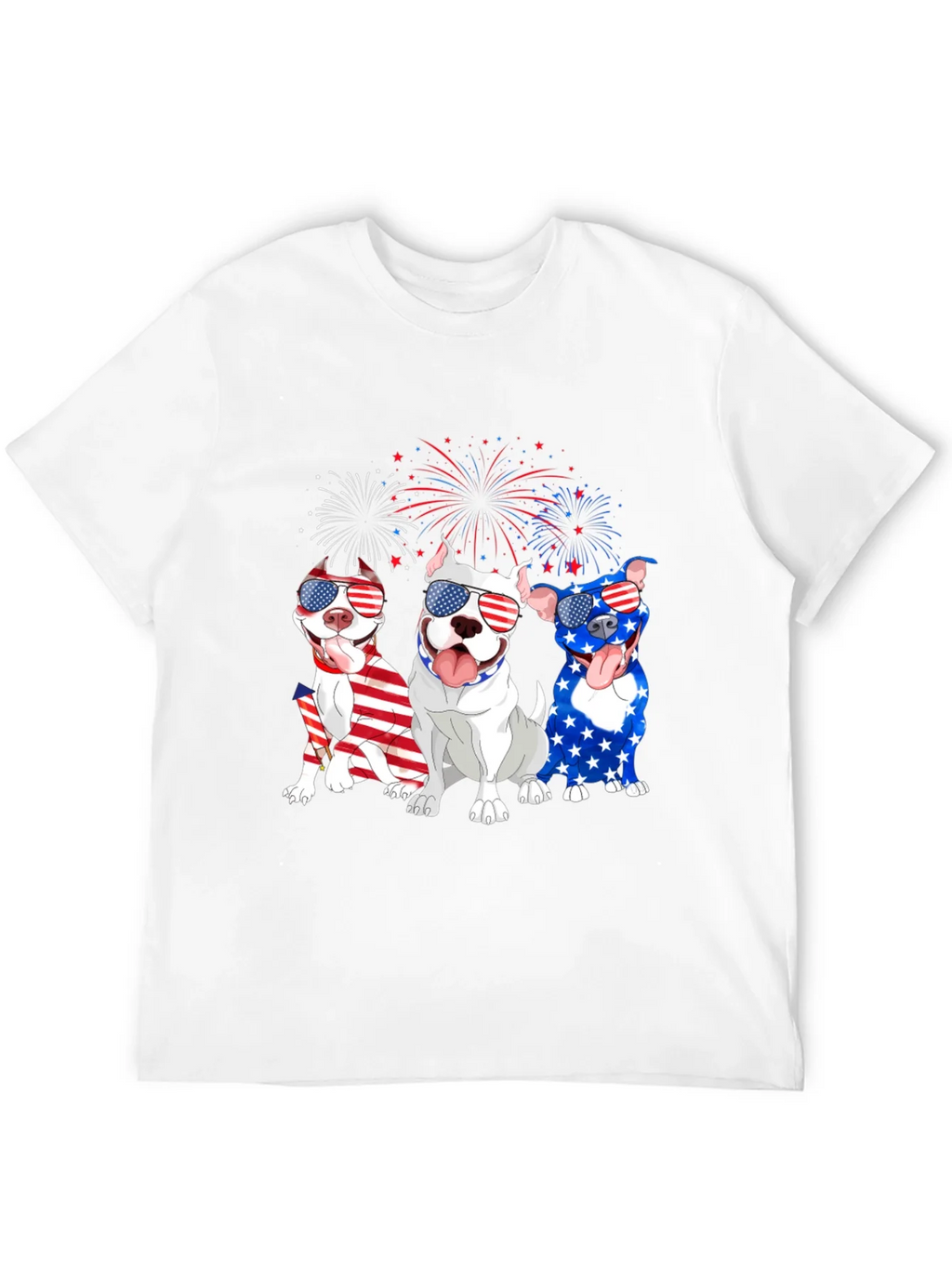 Patriotic Pitbulls Tee
