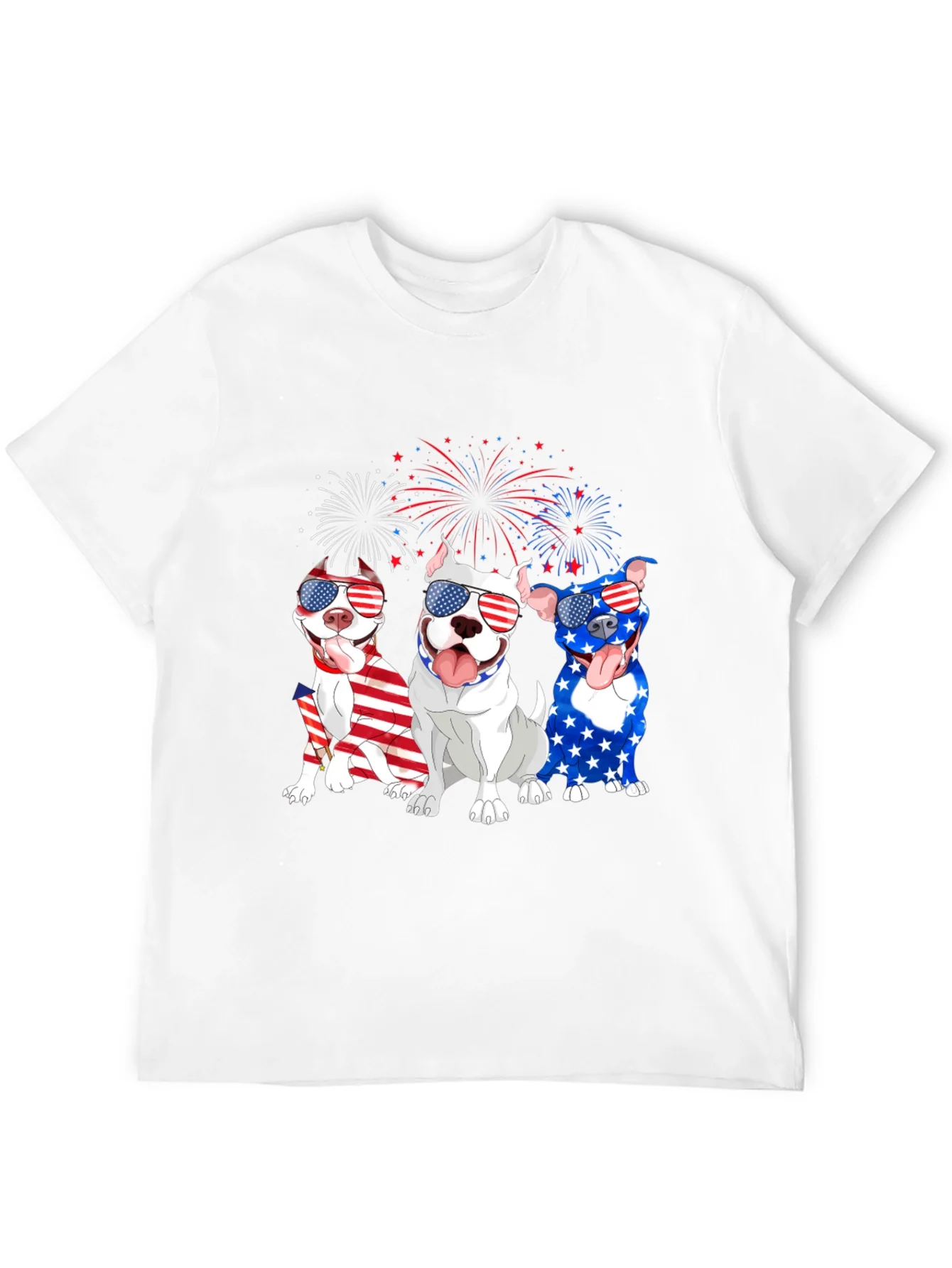Patriotic Pitbulls Tee