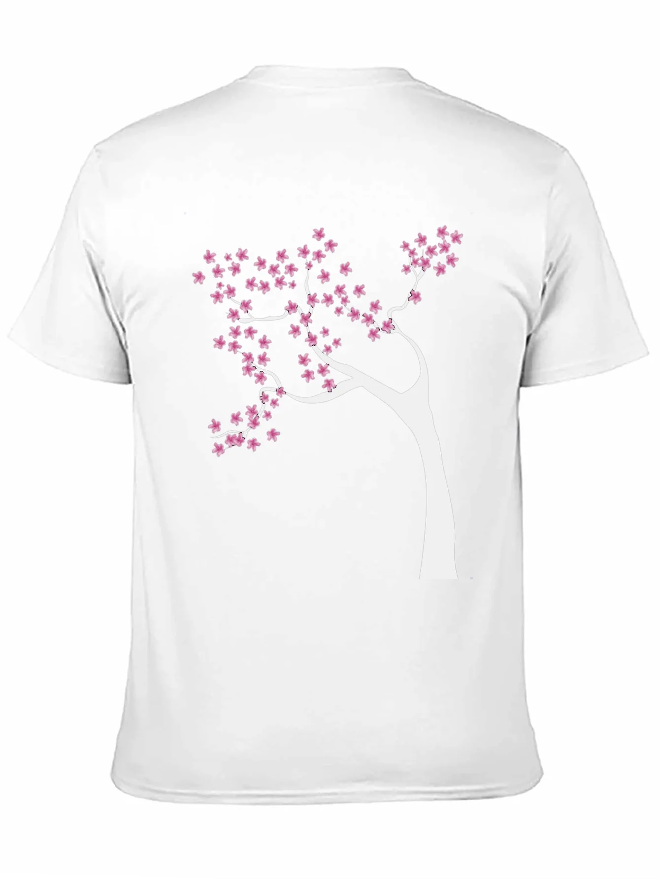 Blossom Tree Graphic Tee - Stylish Black Cotton T-Shirt