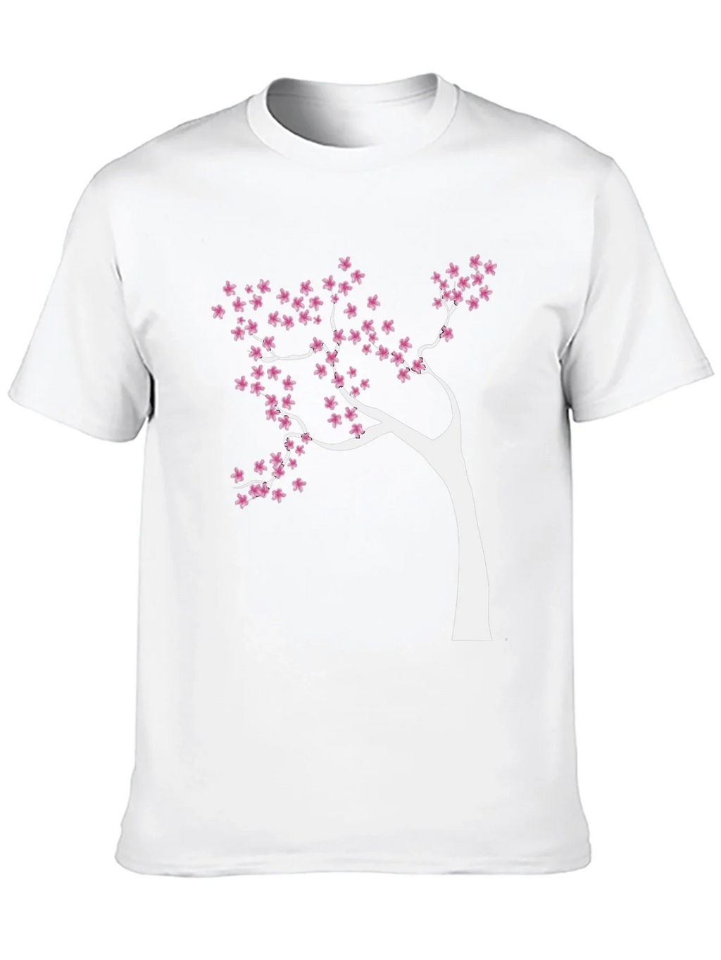 Blossom Tree Graphic Tee - Stylish Black Cotton T-Shirt