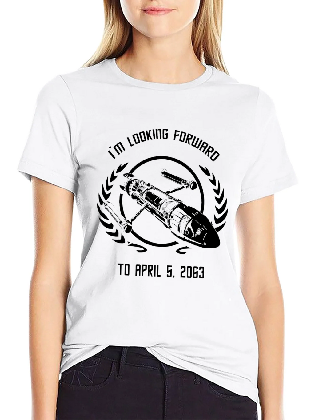 Im Looking Forward to April 5 2063 T-Shirt
