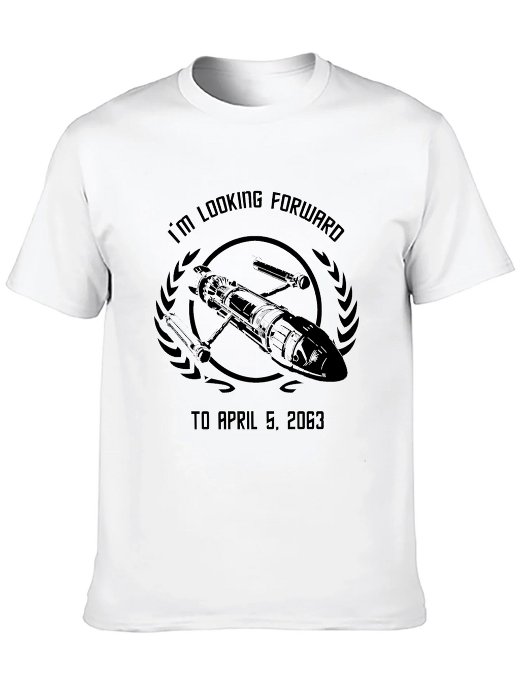 Im Looking Forward to April 5 2063 T-Shirt