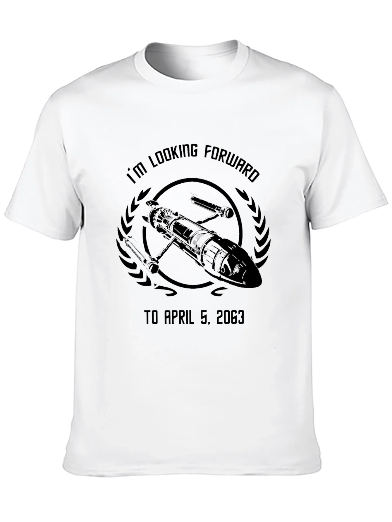 Im Looking Forward to April 5 2063 T-Shirt