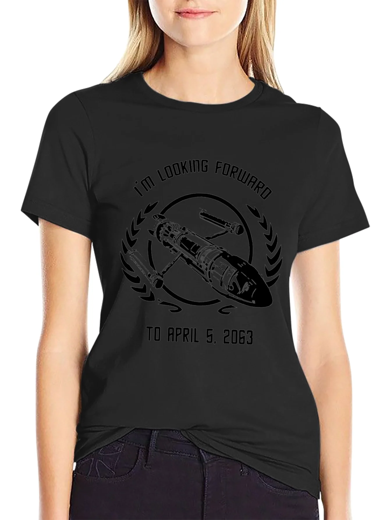 Im Looking Forward to April 5 2063 T-Shirt