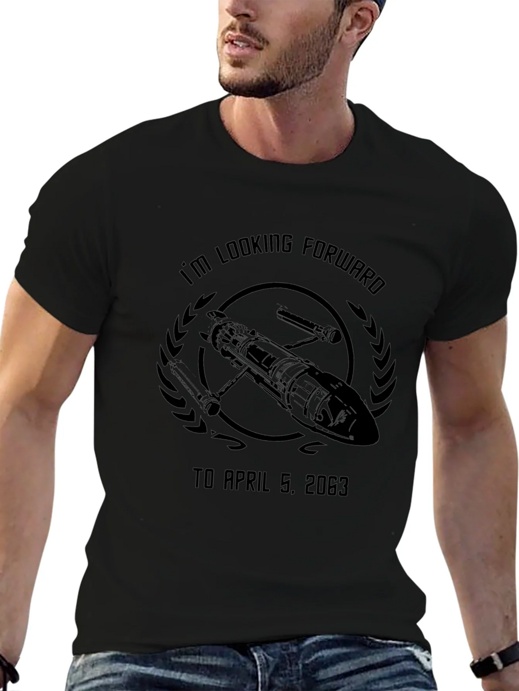 Im Looking Forward to April 5 2063 T-Shirt