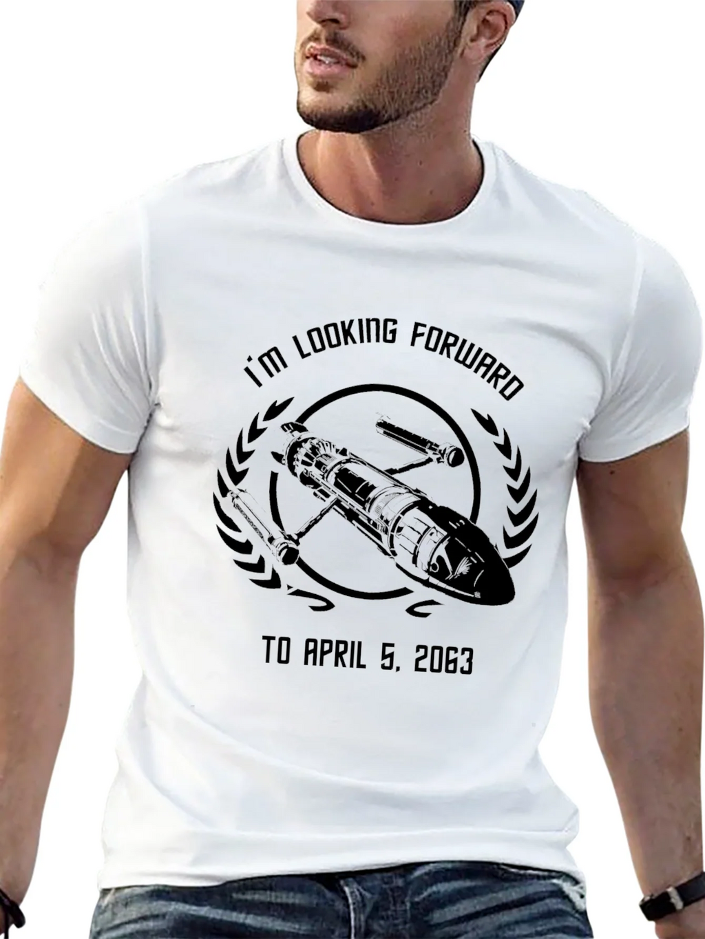 Im Looking Forward to April 5 2063 T-Shirt