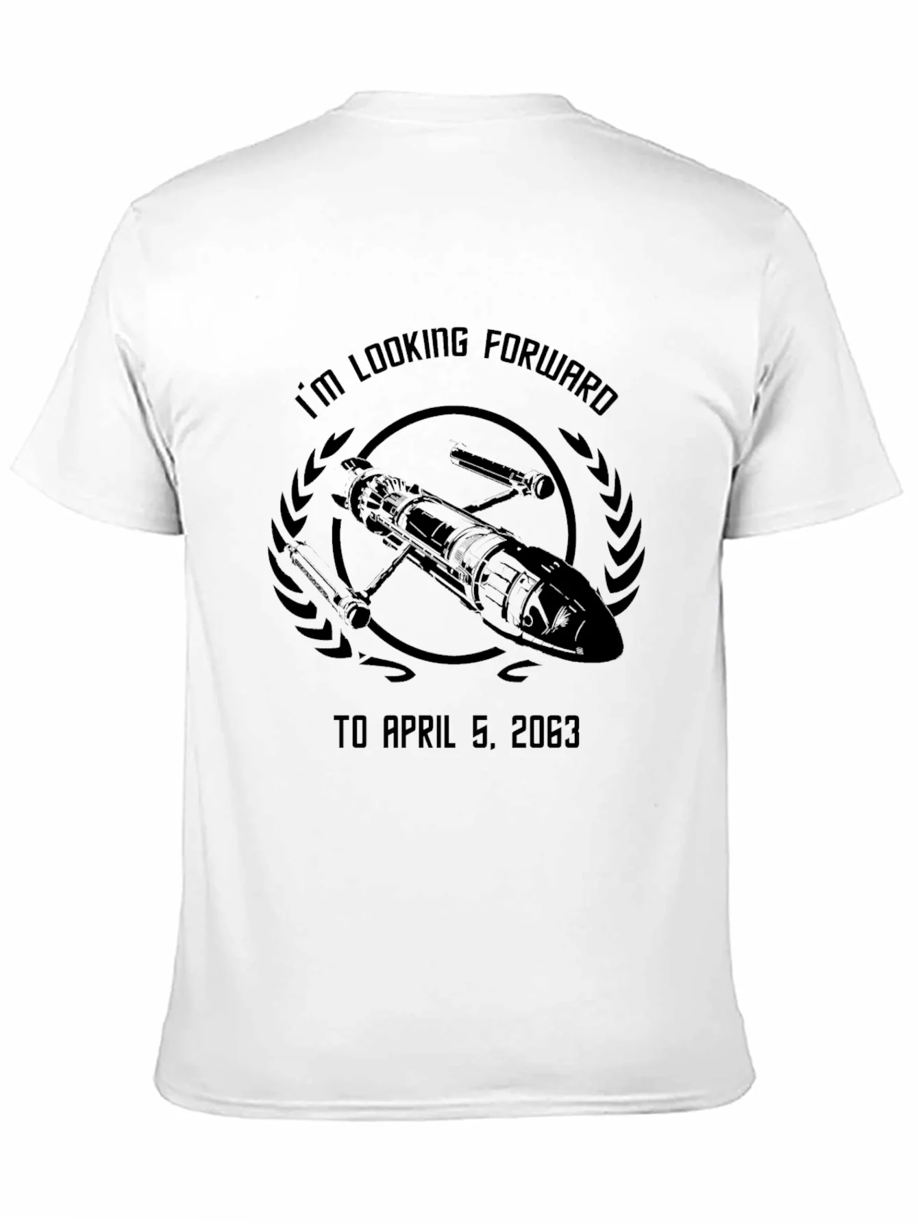 Im Looking Forward to April 5 2063 T-Shirt