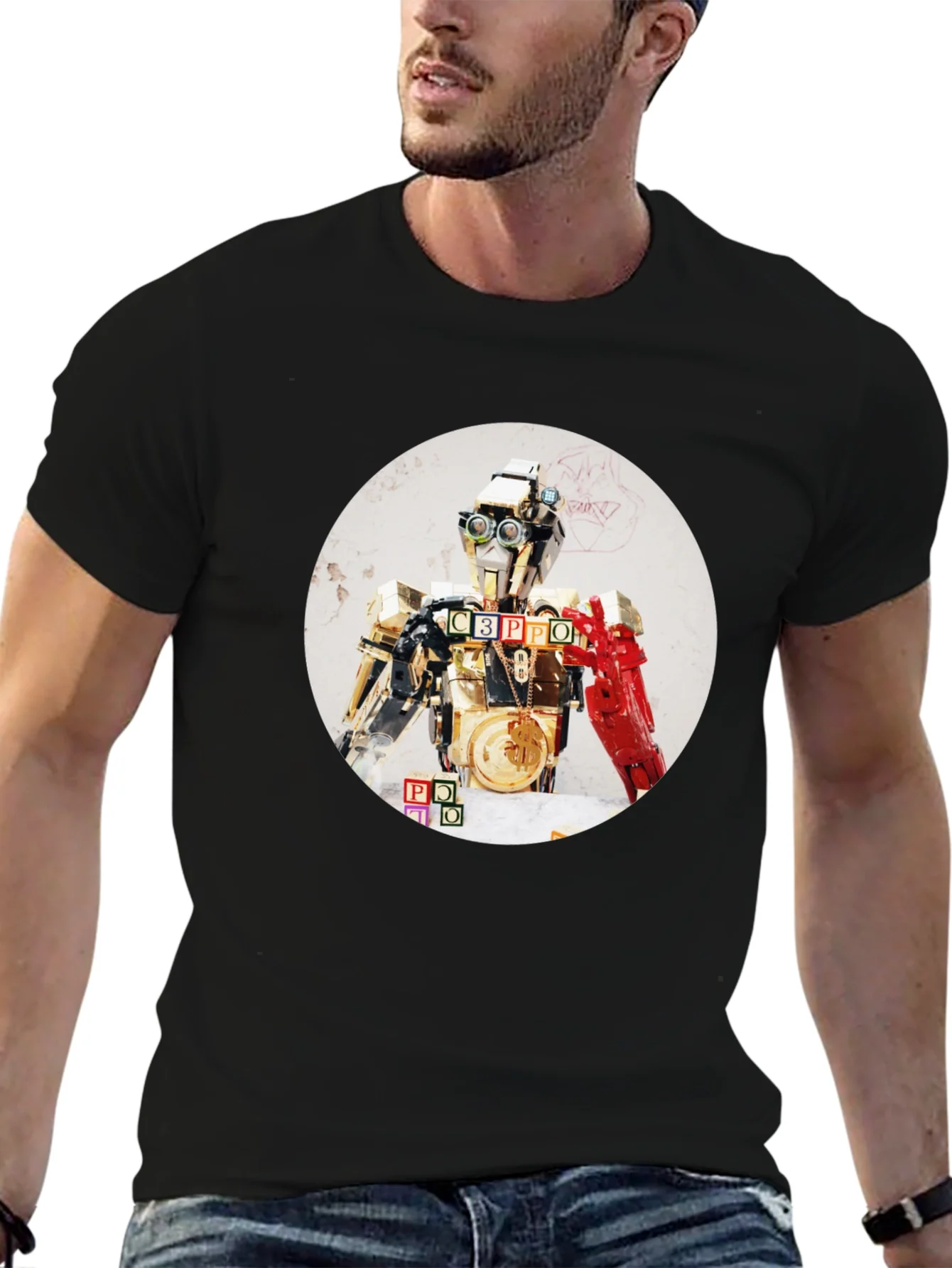 Robot T-Shirt - C3PPO Parody