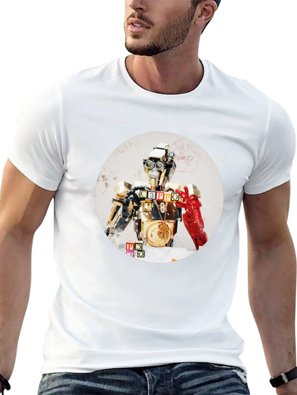 Robot T-Shirt - C3PPO Parody