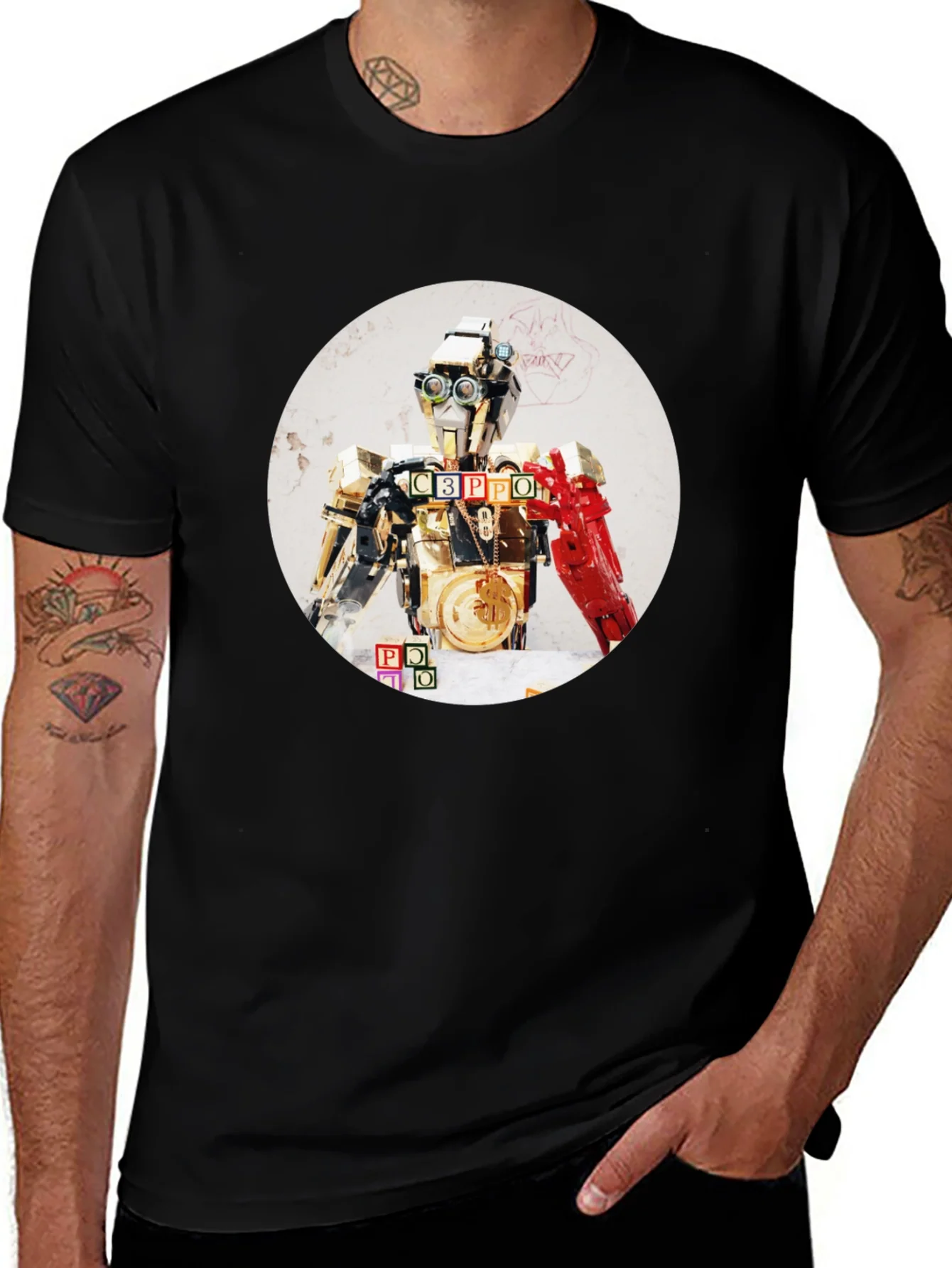 Robot T-Shirt - C3PPO Parody