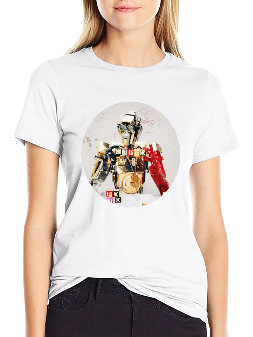 Robot T-Shirt - C3PPO Parody