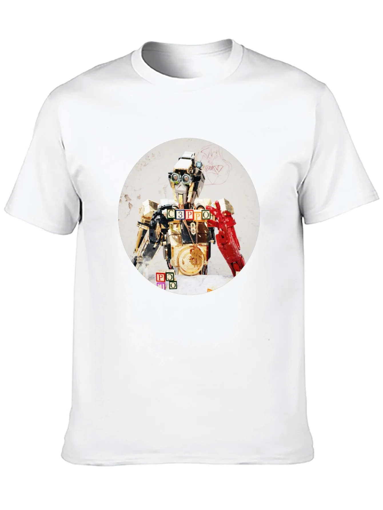 Robot T-Shirt - C3PPO Parody