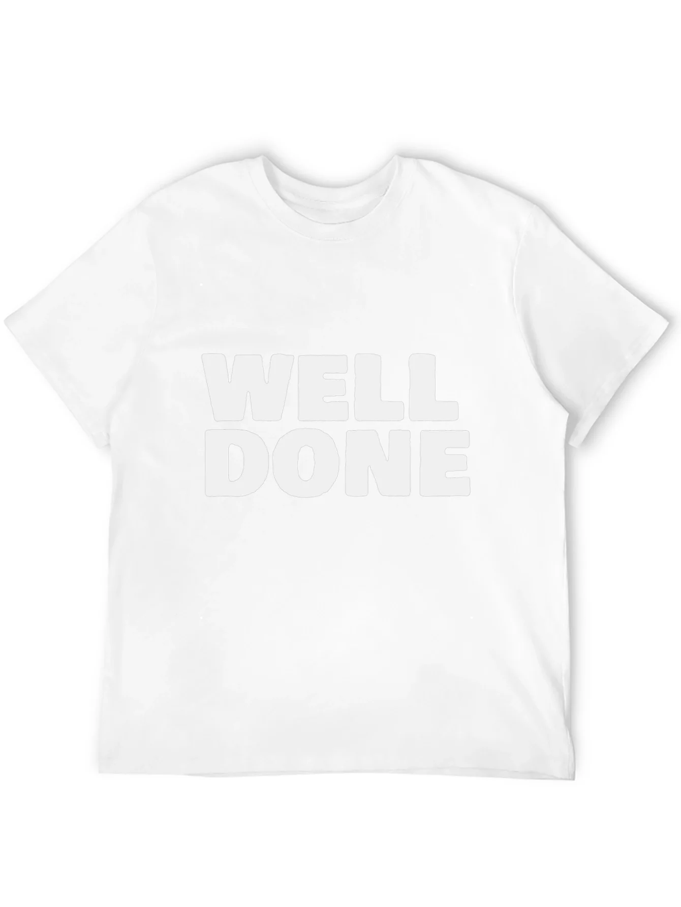 Well Done Graphic Tee - Black Cotton T-Shirt