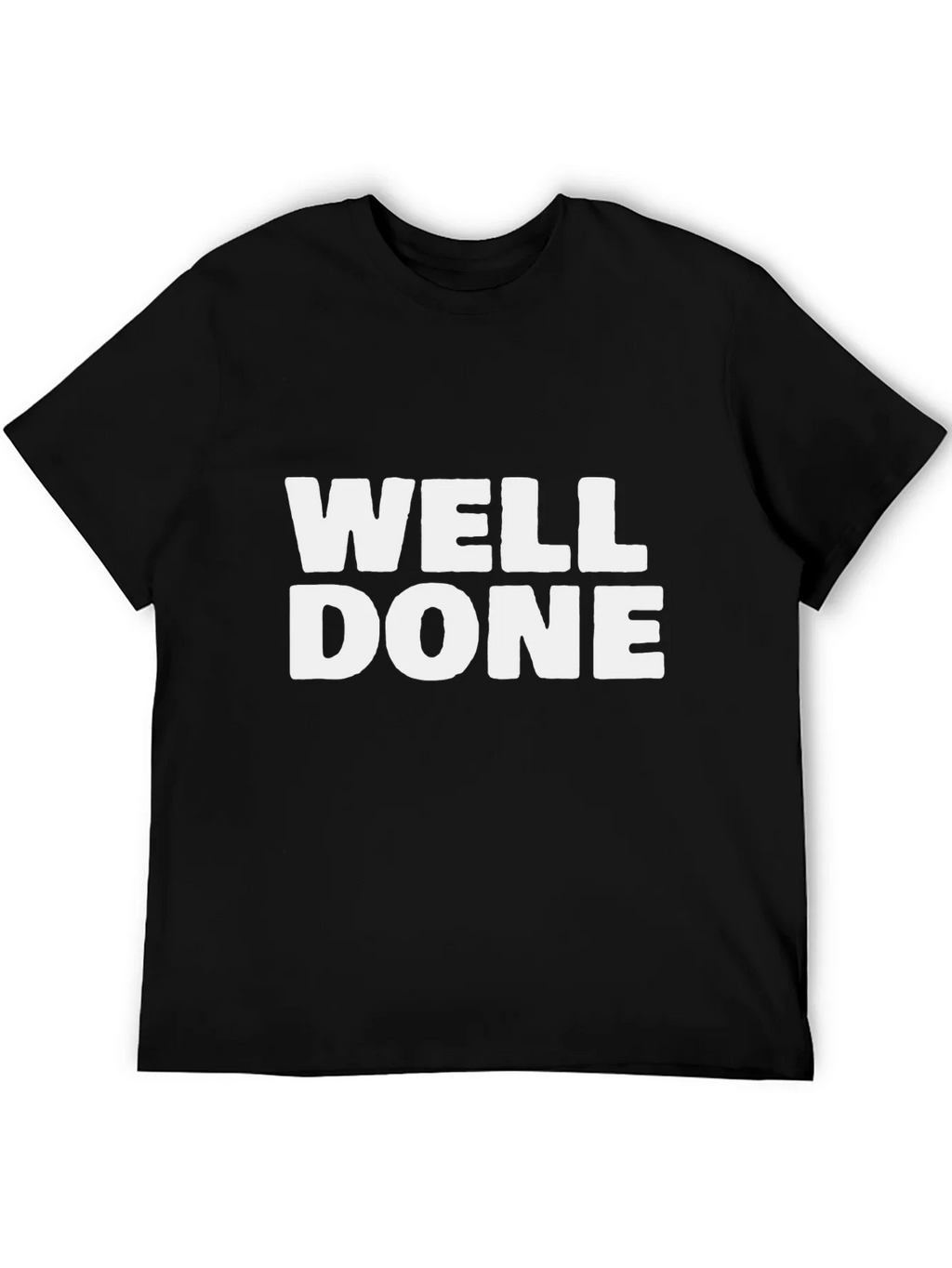 Well Done Graphic Tee - Black Cotton T-Shirt