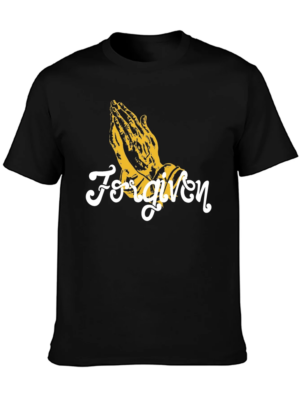 Forgiven Praying Hands Graphic T-Shirt