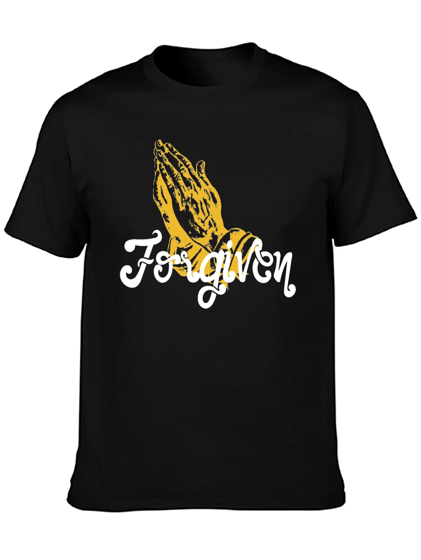 Forgiven Praying Hands Graphic T-Shirt